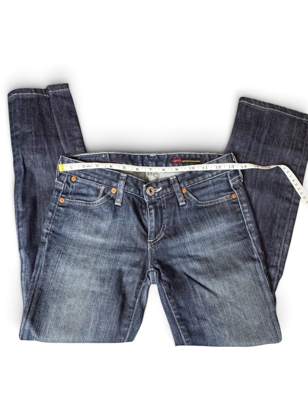 AG Adriano Goldschmied Women’s Straight Leg Jeans - Dark Indigo